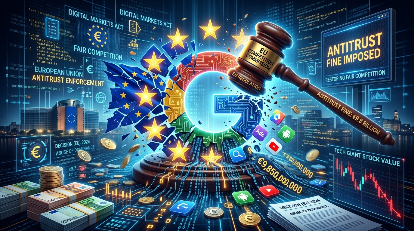 The Cost of Dominance: Europe Fines Google €890M for Anti-Competitive Practices