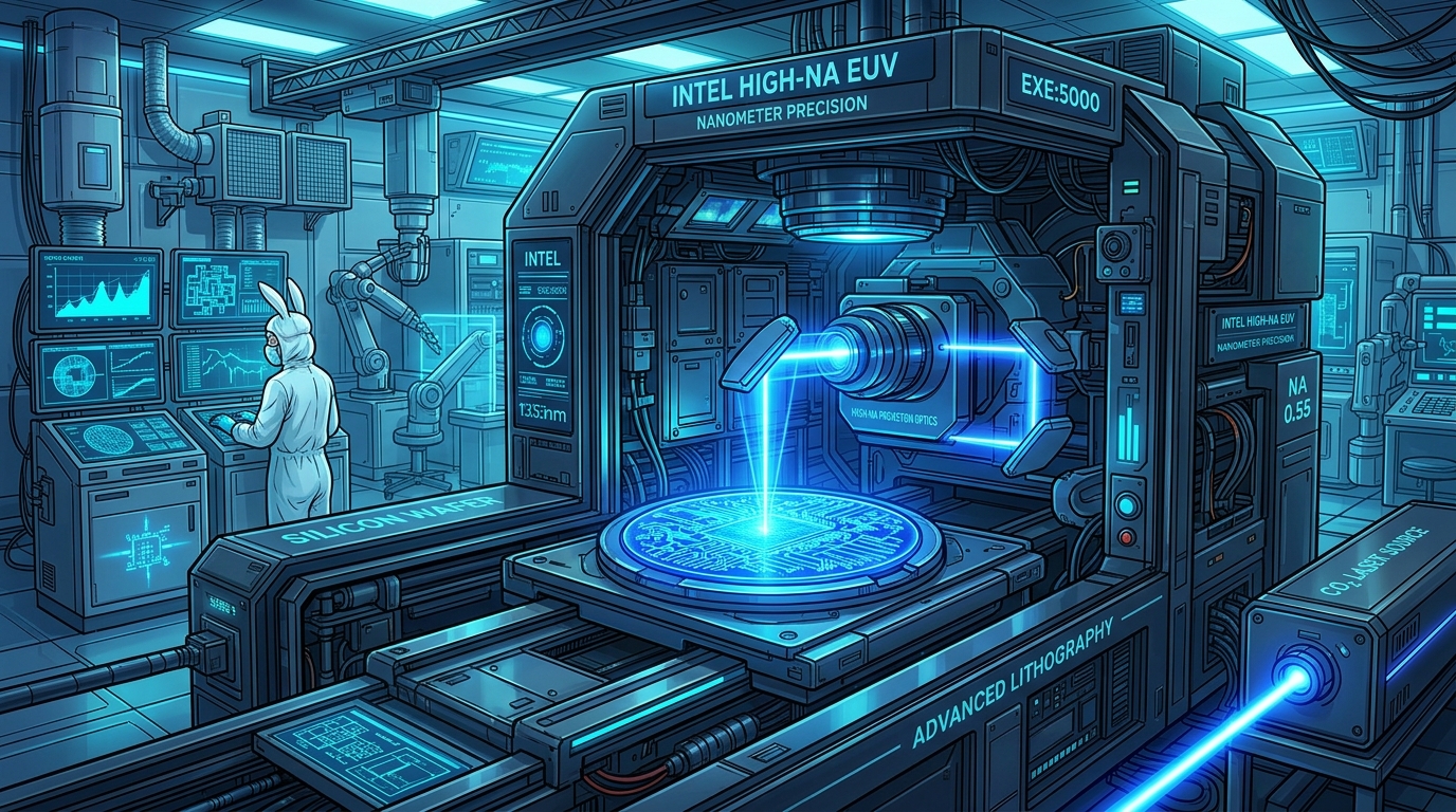 Intel Jumps 4.50% After ASML's High-NA EUV Manufacturing Milestone