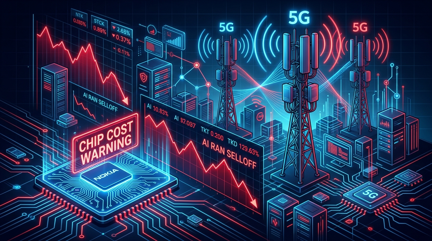 Nokia (NOK) Slides 7.73% on AI Chip-Cost Warning Ahead of Earnings
