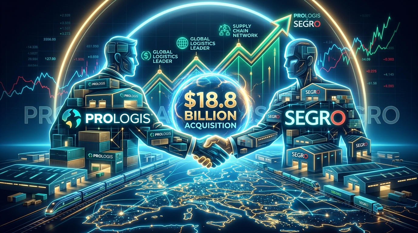 Prologis (PLD) to Acquire SEGRO for $18.8 Billion, Creating Europe's Largest Logistics Landlord