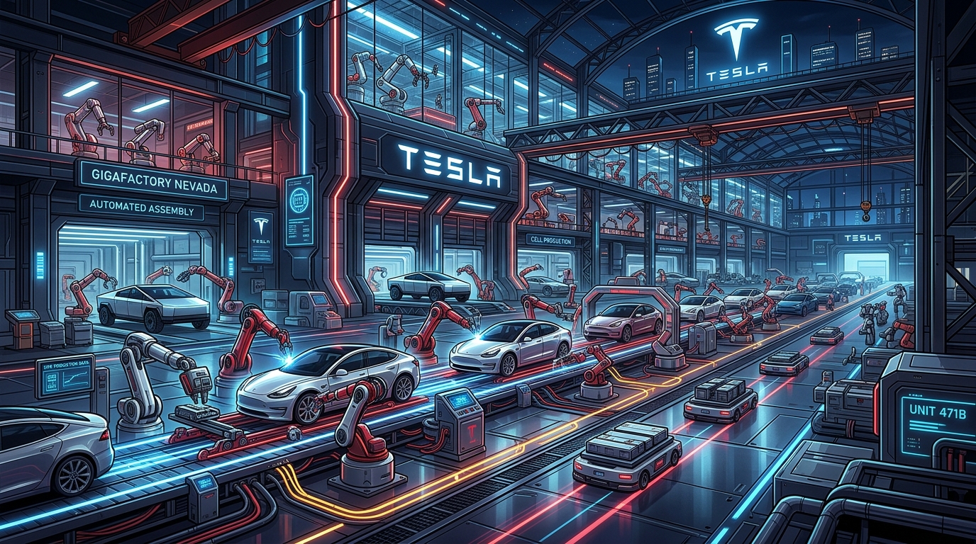 Tesla Gains 1.22% Amid Tech Rotation: Production Expansion Analysis